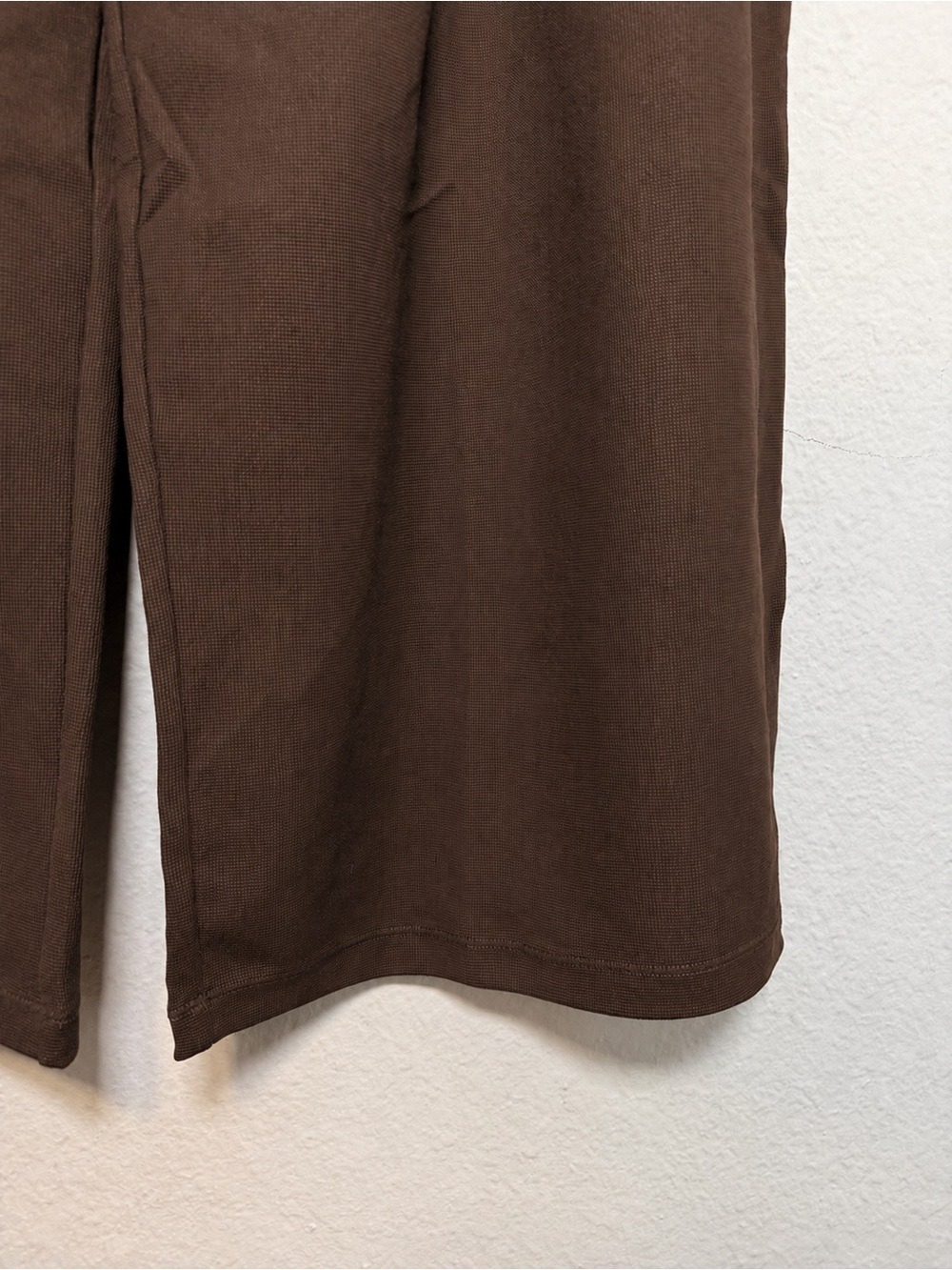 NWT Halara High Waisted Wide Leg Pleated Work Pants Brown XL Regular - Picture 4 of 10
